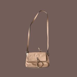 Vince Camuto Women's Genuine Leather Ring Accent Crossbody Bag OS